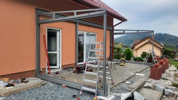 Realizace zimní zahrady SkyGarden