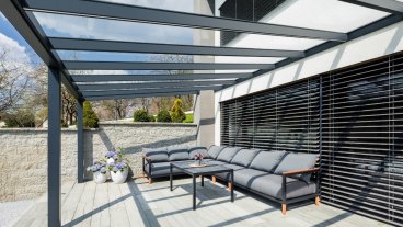 Krásná pergola ESPACE GLASS