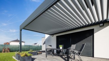 Pergola SKYLINE s roletami ZIPEX