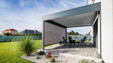 Pergola SKYLINE s roletami ZIPEX